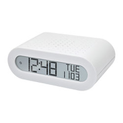 Oregon Scientific Classic Digital Alarm Clock With FM Radio White